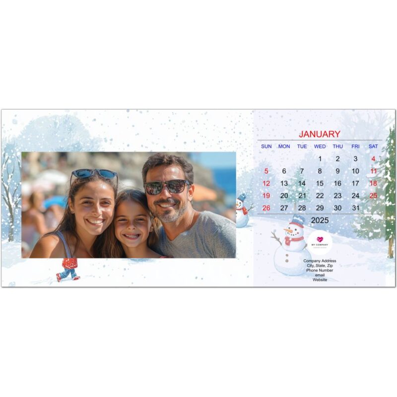 Snowman Photo Calendar - Image 5