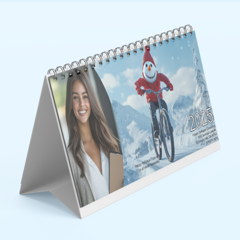 Snowman Photo Calendar - Image 2