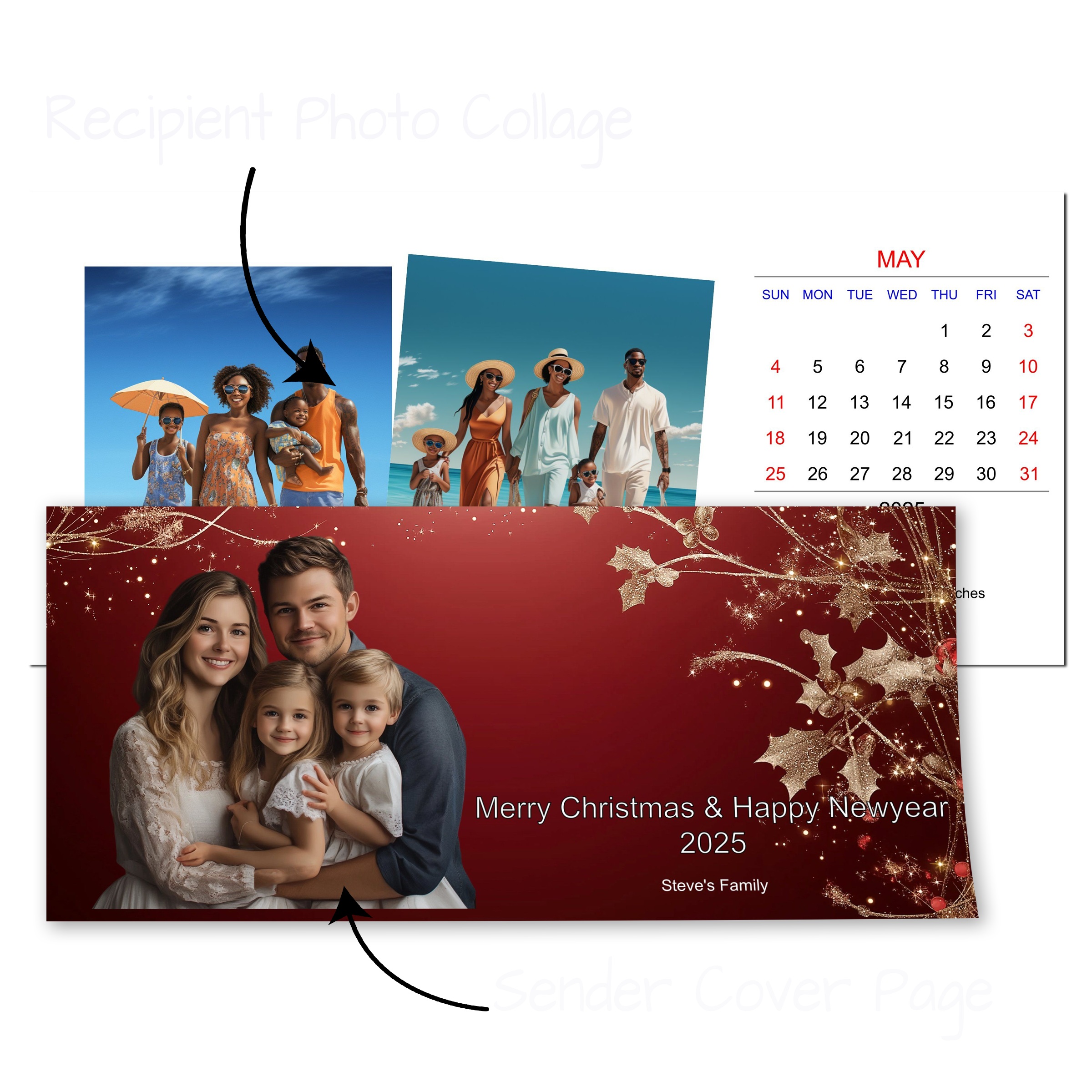 Personalzied photo calendar for personal use